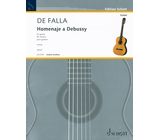 Schott De Falla Homenaje a Debussy