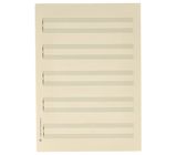 Star Sheet Music Paper Piano DIN A4