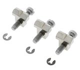 ABM 2504 Slotted Saddles Nickel