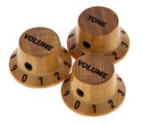 Harley Benton Parts ST Poti Knob Set Satin