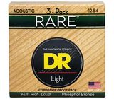 DR Strings Rare Acoustic RPM-12 3-Pack