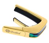 Thalia Capo Shell Collet.Blue Abalone Gold