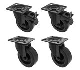 Roadworx Black Wheel Bundle 100 mm