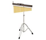 Millenium Solid Bar Chimes Brass/w Stand