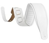 Levys Amped Leather 3" WH