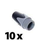 Neutrik BPX Grey 10x