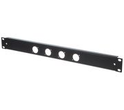 Thon Rack Panel 1U 4XLR 90°
