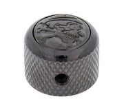 Q-Parts Pot Knob Skull 'n' Bones BK
