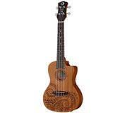 Luna Guitars Ukulele Concert Tattoo PU