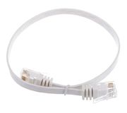 Lindy Cat6 Flach-Cable 0,3m White