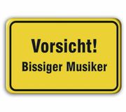 Bandshop Sticker Vorsicht Bissiger M.