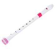 Nuvo Soprano Recorder white-pink