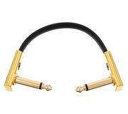 Rockboard Flat Patch Cable Gold 10 cm