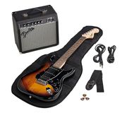 Fender SQ Affi Strat Pack HSSBSB IL