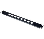 Flyht Pro Rack Panel 1U 8x XLR D-Format