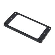 2 Stück Humbucker-Ringe Aus Alu Für LP-Gitarren – Schwarz, Flach, 2 Mm Dicke, Inkl. Schrauben