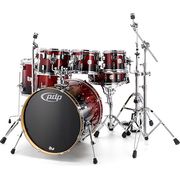 DW PDP CM7 Rock Red / Black DW PDP CM7 Rock Red / Black