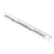 Vienna World White Ruler with Line of Notes Vienna World White Ruler with Line of Notes