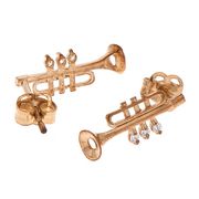 Rockys Stud Earrings Trumpet Gold Rockys Stud Earrings Trumpet Gold