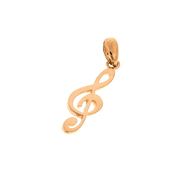 Rockys Pendant Treble Clef Gold Rockys Pendant Treble Clef Gold