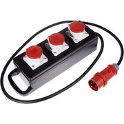 Stairville Solid Rubber Power Bar S3 IP44 Stairville Solid Rubber Power Bar S3 IP44