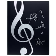 A-Gift-Republic Portfolio Violin Clef Bl/Wh A-Gift-Republic Portfolio Violin Clef Bl/Wh