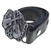 Rockys Belt Western Guitars Black 105 Rockys Belt Western Guitars Black 105