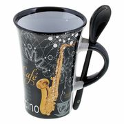 Music Sales Cappuccino Mug Saxophone Bl. Music Sales Cappuccino Mug Saxophone Bl.