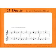Meck Verlag 23 Duette f.2 Sopranblockfl. Meck Verlag 23 Duette f.2 Sopranblockfl.