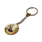 Anka Verlag Key Ring E-Guitar Black Anka Verlag Key Ring E-Guitar Black