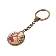 Anka Verlag Key Ring E-Guitar Red M2 Anka Verlag Key Ring E-Guitar Red M2