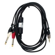 Sirus Pro Cable 3,5 to 2x 6,3jack 3m Sirus Pro Cable 3,5 to 2x 6,3jack 3m