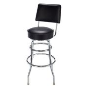 Fender Black Backrest Barstool 30" Fender Black Backrest Barstool 30"