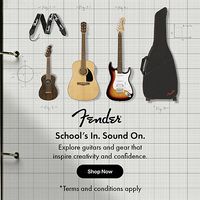 Fender School's In. Sound On.