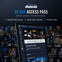 Get 90 days of free drum lessons with your purchase.