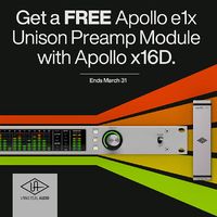 Universal Audio Apollo e1x for free