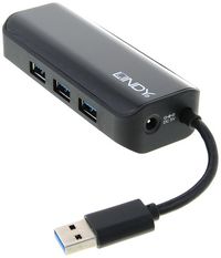Lindy USB 3.0 Hub & Gigabit Ethernet Lindy USB 3.0 Hub & Gigabit Ethernet