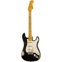 Fender : 56 Strat Black Hvy Relic MBJS