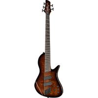 Harley Benton : MSB-5 Black Flame Burl