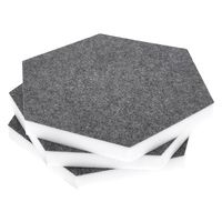 t.akustik : Hexagon Melamine Grey 25