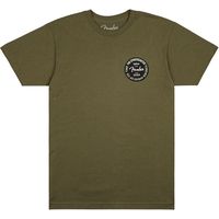 Fender : Strat Anniv Badge Tee Olive S