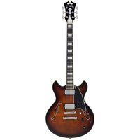 D Angelico : Premier Mini DC Brown Burst