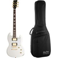 Harley Benton : DC-Custom II White Bundle