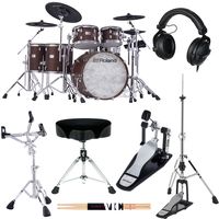 Roland : VAD716-SW E-Drum Set Bundle