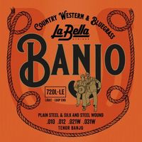 La Bella : Tenor Banjo Silk and Steel Light