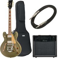 Harley Benton : HB-35Plus Tremlo Olive Set