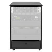 Gator Frameworks : Elite 12U Angled Rack BLK