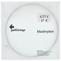 Galli Strings : G77-C Black Nylon Bass C Str.