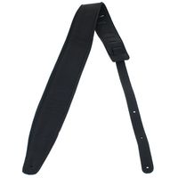 Fender : 9cm Premium Leather Strap BLK