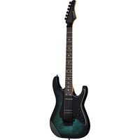 Kramer Guitars : Volante Quilt HSFR Aqua Burst